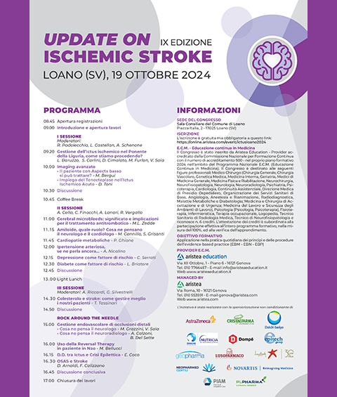 Programma IX edizione Update on Ischemic Stroke